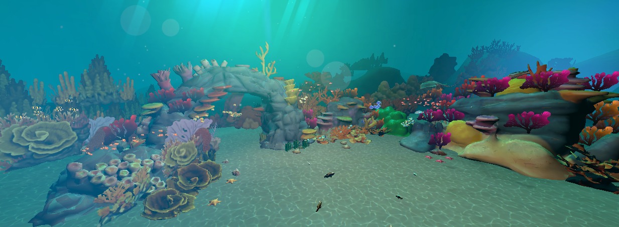 Panorámica del arrecife